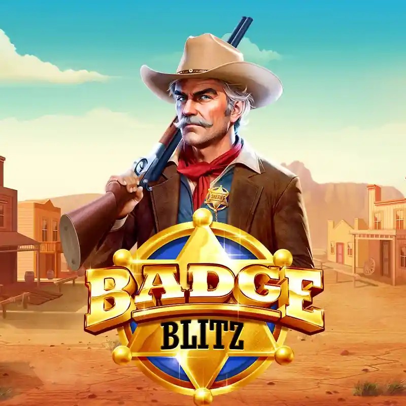 Badge Blitz logo by Pragmatic Play Betrepublic Casino
