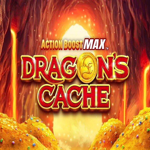 Action Boost Max Dragon's Cache logo by SpinPlay Games Betrepublic Casino