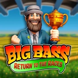 Big Bass Return to the Races logo by Pragmatic Play at Betrepublic Casino