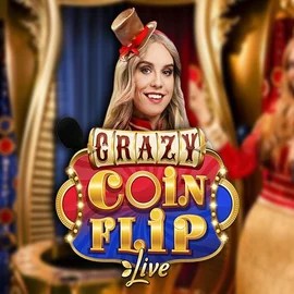 Crazy Coin Flip logo by Evolution Betrepublic Casino