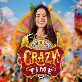 Crazy Time logo – Live Casino by Evolution at Betrepublic Casino