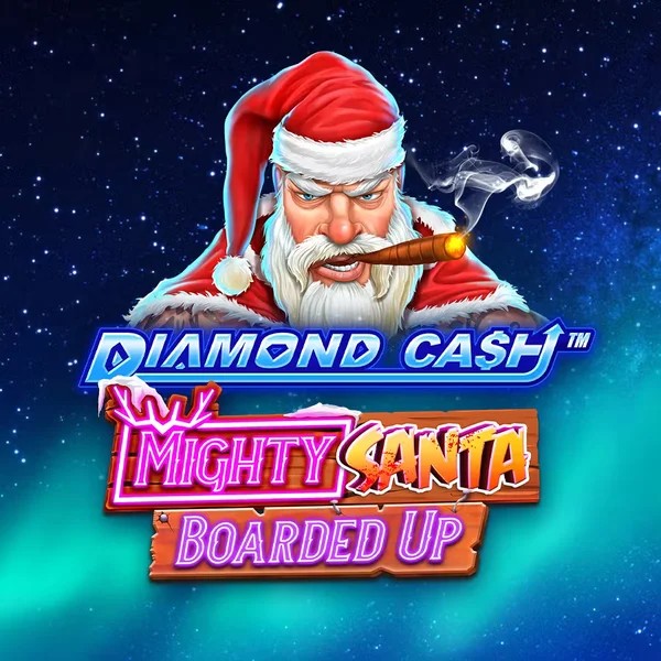 Diamond Cash Mighty Santa Boarded Up logo by Greentube at Betrepublic Casino