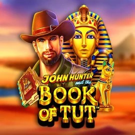 John Hunter and the Book of Tut slot logo by Pragmatic Play at Betrepublic Casino