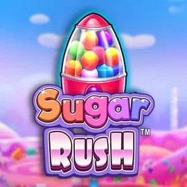 Sugar Rush online game logo by Pragmatic Play on bet-republic.org