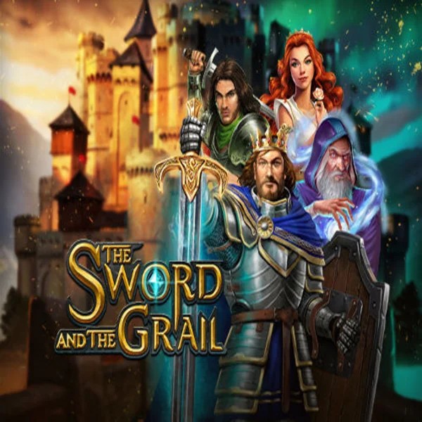 The Sword and the Grail logo by Play'n GO at Betrepublic Casino